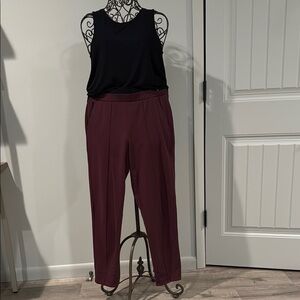 Athleta Burgundy Joggers